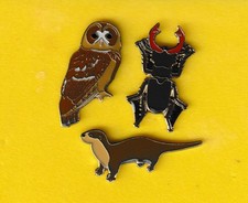 RSPB Pin Badges  x 3 no cards