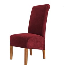 Six Burgundy Dining Chair