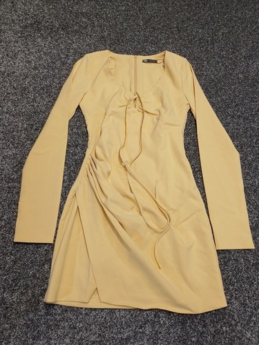 Zara satin mini dress - satin, women
