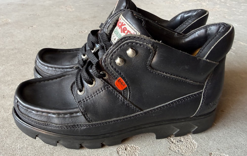 Kickers vintage mens black - kickers,