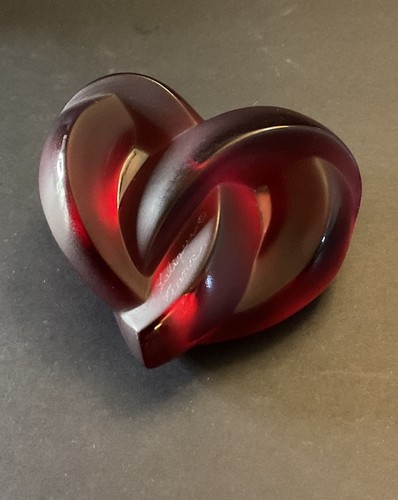 Lalique red heart - 1, of