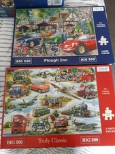 2 x 500 Large  piece jigsaw puzzles 