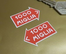 Mille Miglia Rally Stickers