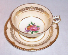 Paragon Golden Harvest Style #2737  Cabinet COFFEE TEA CUP & SAUCER Floral