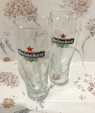 Heineken Pint Glasses Lager x
