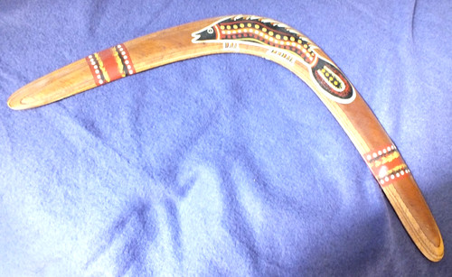 Australian boomerang signed - australian,
