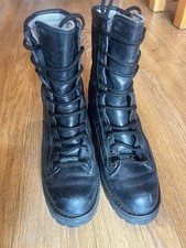 Danner US Made Gore-Tex Combat Boots Black Leather Vibram Sole UK 7