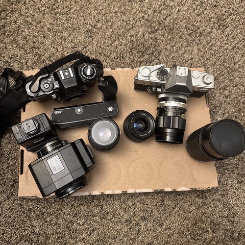 Film camera lot parts - lot,