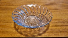 Bagley Blue Glass Carnival
