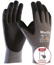 6 Pairs ATG MaxiFlex Ultimate Gloves Nitrile Foam Work Gloves Breathable & Light