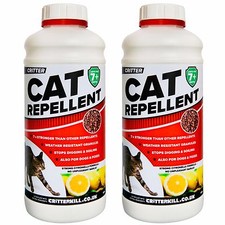 CRITTER CAT AND DOG REPELLENT GET OFF REPELLER PROFESSIONAL STRENGTH RAIN RESIST