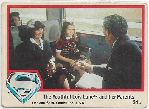 Superman the movie 1978 topps - the,