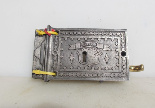 Victorian iron door rim - victorian, lock