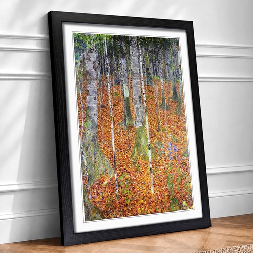 Birch forest gustav klimt - gustav,