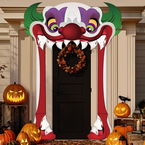 Halloween creepy clown theme - clown,