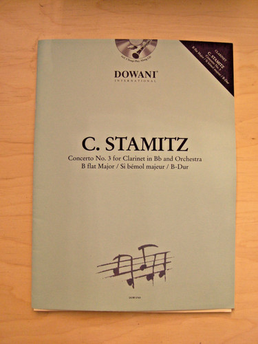 Old sheet music stamitz - sheet, c.