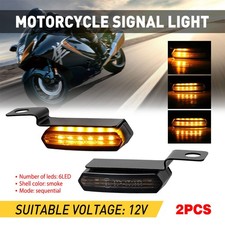 2X Motorcycle Handlebar Led