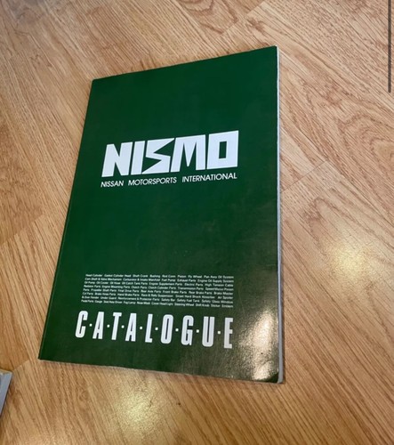 Nismo old logo parts catalogue - parts,
