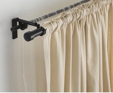 Ikea hugad curtain - ikea, black