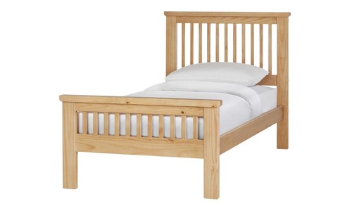 Aubrey single wooden bed - wooden, frame