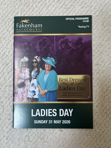 Fakenham race card 31st may - card,,