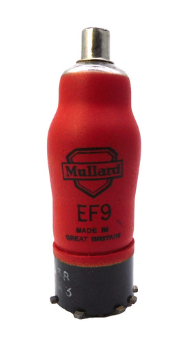 Mullard british made ef9 red - mullard,