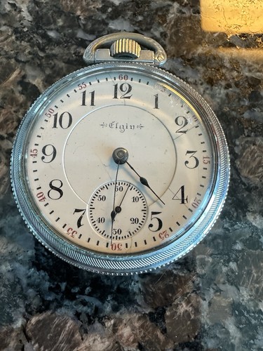 Elgin pocket watch - ,, railroad