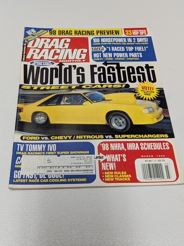 Drag racing monthly - racing, magazine