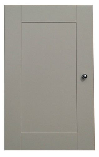 Matt cream shaker kitchen - cream,