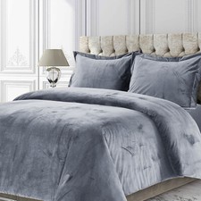 Velvet Quilted Bedspread Bed