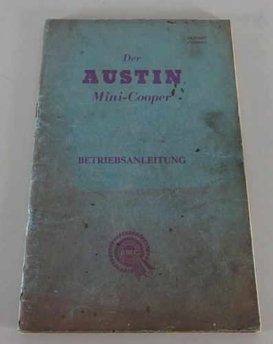 Operating manual bmc austin - operating,
