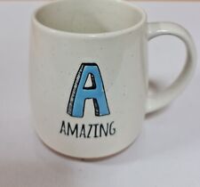 Mug "A Amazing" Stoneware Mug 550ml Hot/Cold Beveridge 8 x 1 1cm Large Cup New
