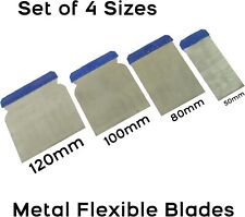 METAL PUTTY SPATULA SET SMALL-LARGE Scraper/Crack Filler/Plaster/Drywall