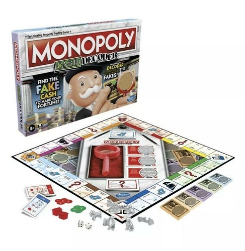 Monopoly cash decoder - cash, board