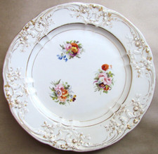 DAVENPORT PORCELAIN HP FLOWERS