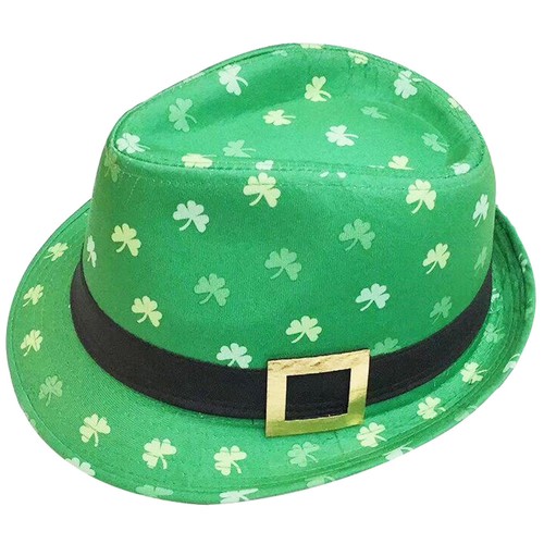 Irish trilby hat shamrock - irish,