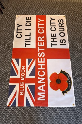 Manchester city flag - city, (3x5ft)