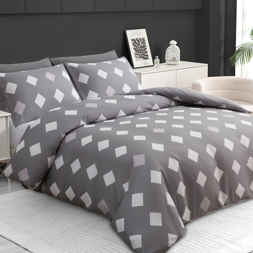 Reversible duvet cover set - reversible,