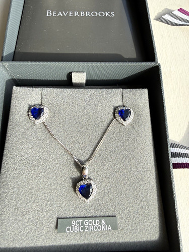 Beaverbrooks 9ct gold blue - beaverbrooks,