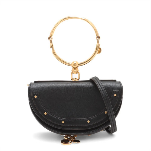 Chloe nile minaudière leather - nile,