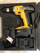 JCB Cordless 18V Combi Hammer Drill Driver + 2 Batteries, Charger & Carry Case