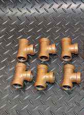 6 x Tectite Sprint Push Fit Equal TEE 22mm Copper Pipe Fitting