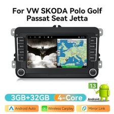 7" Android 13 Autoradio Carplay GPS NAVI für VW Golf 5 6 Plus Touran Polo Passat