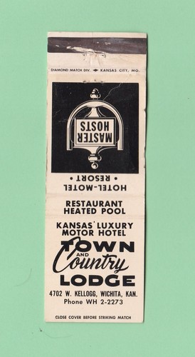 Matchbook cover town - matchbook,