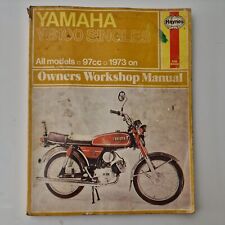 Yamaha YB100 & YB100E 97cc Singles Haynes Manual 1973 onwards Used Condition