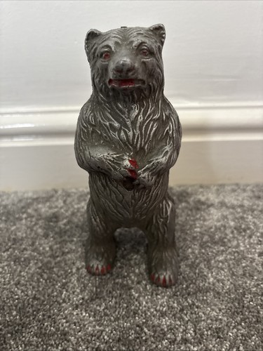 Vintage bear metallic money - bear,