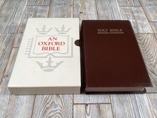 Oxford Reference Bible With Readers Dictionary & Accordance - Brown - Red Letter