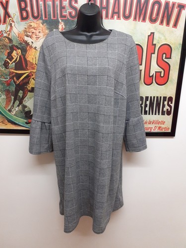 New look 60s style check - new, black