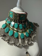 Afghan traditional jewelry set - afghan,