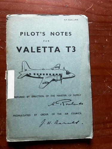 Valetta rare original raf - t3,